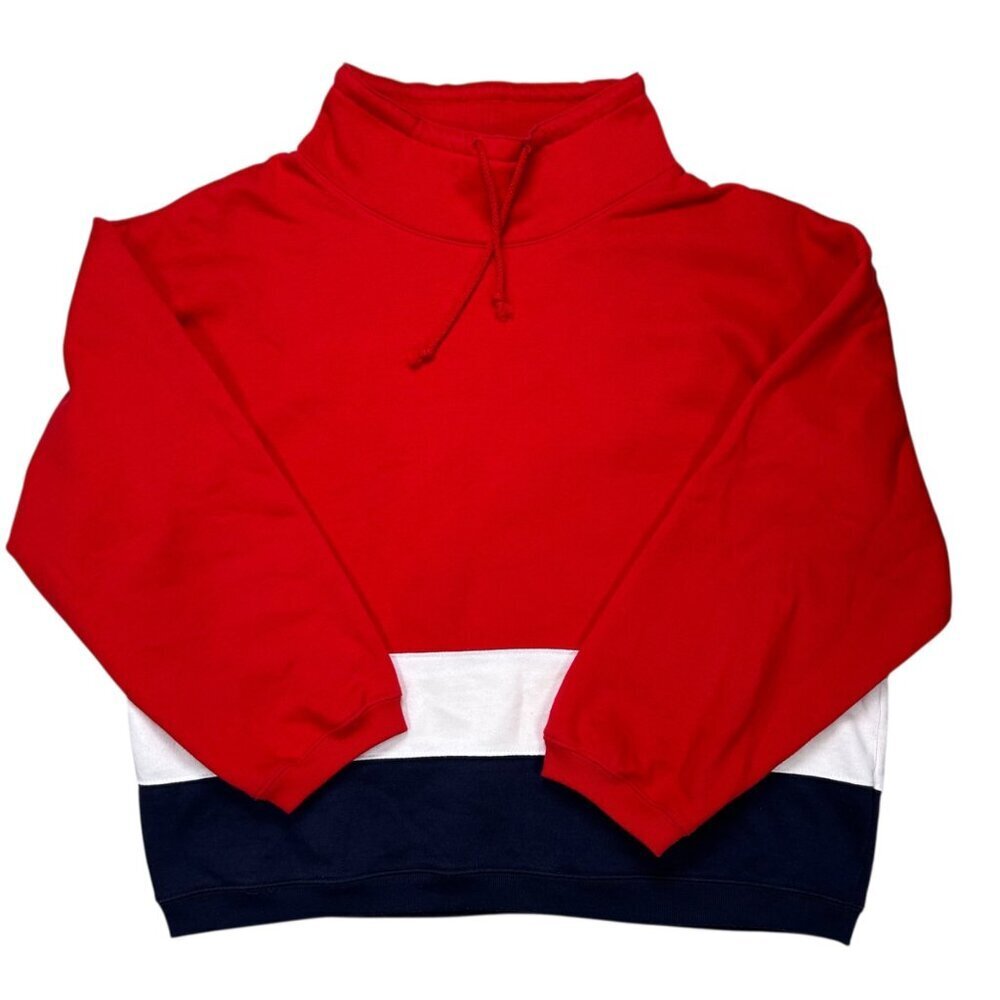 VTG Pacer Medium Funnel Neck Sweatshirt Medium Athletic Loungewear